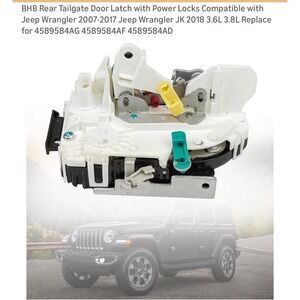BHB Rear Tailgate Door Lock Latch Actuator Power Locks Jeep Wrangler 2007-2018